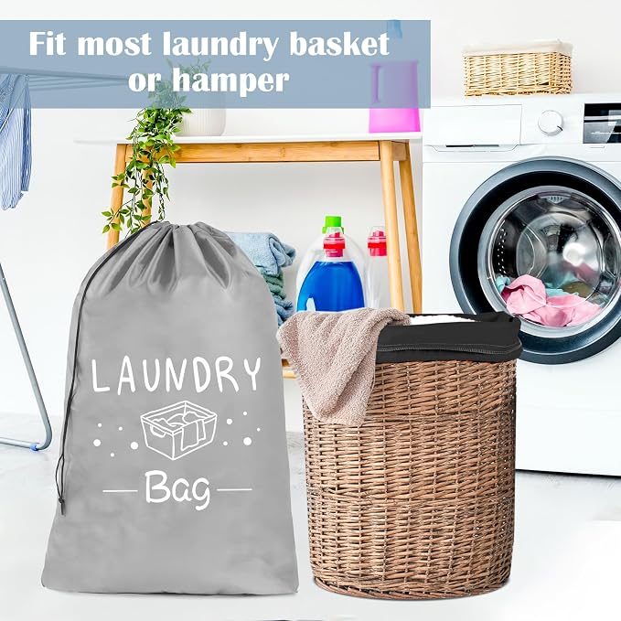 Sylfairy 2 Pack Extra Large Travel Laundry Bag, Rip-Stop Dirty Clothes Shoulder - Image 7