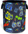 Game Laundry Basket Gamer Game Controller Foldable Waterproof Oxford Cloth by NUTAINLA