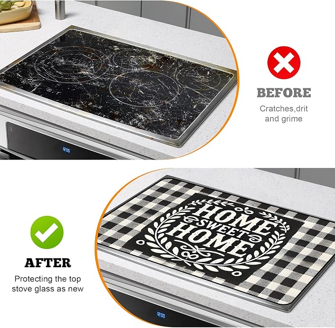 Multi-Design Stove Top Cover for Glass/Electric Stoves - Image 5