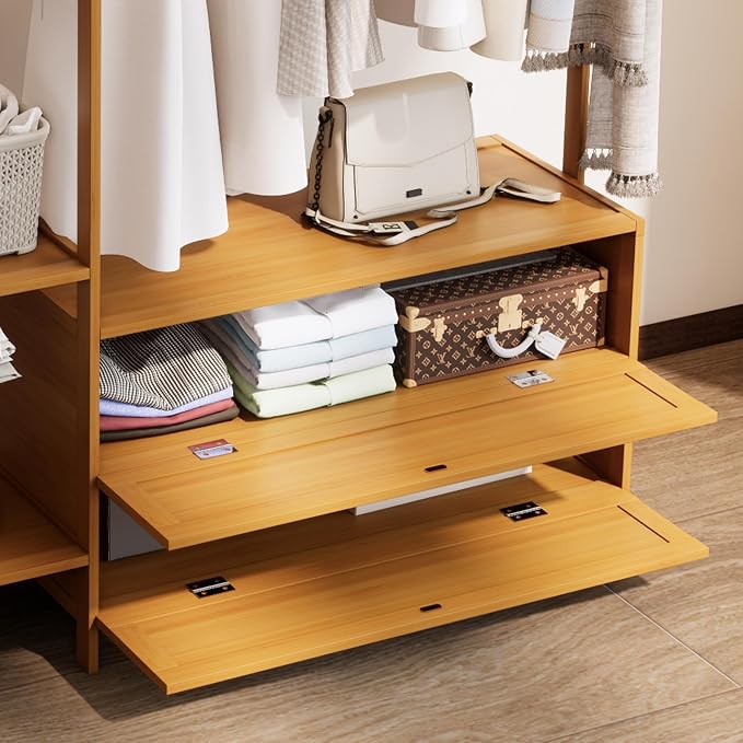 Bamboo Clothes Rack, Garment Rack - Image 5
