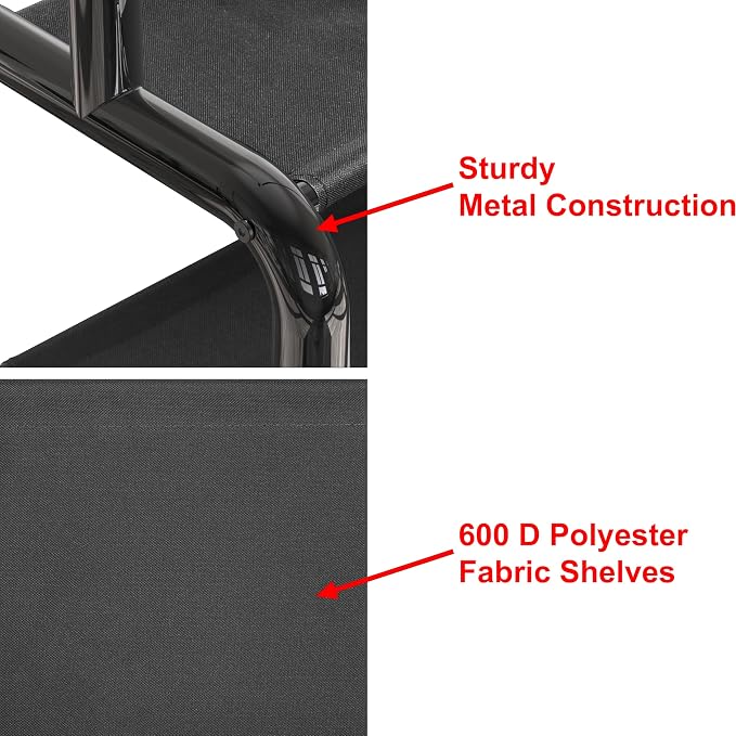 Simple Houseware 52-Inch Freestanding Closet Garment Rack - Image 3