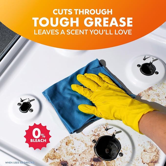 Lysol All Purpose Cleaner Spray, Kitchen & Bathroom Cleaner, Mango & Hibiscus - Image 3