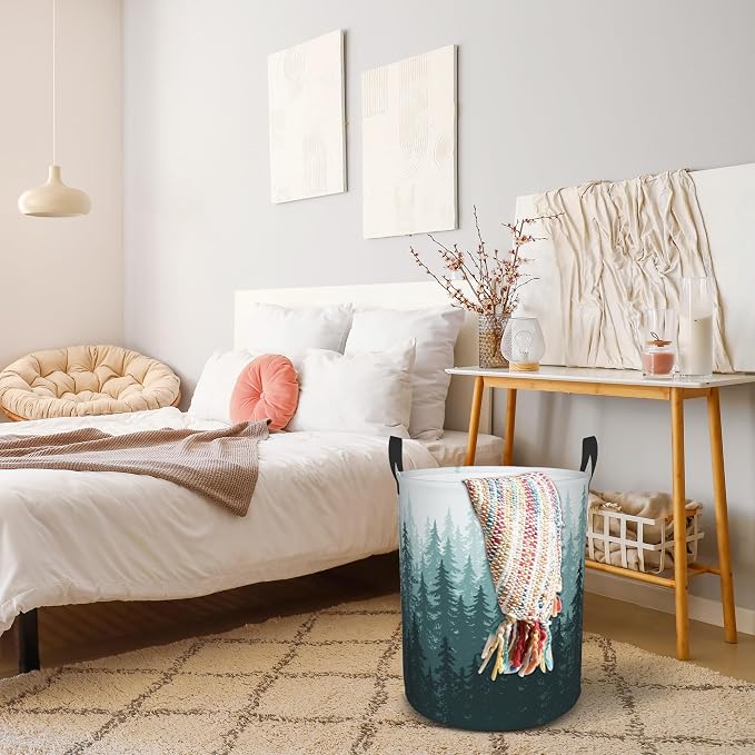 Laundry Basket, Dirty Clothes Basket, Foldable Waterproof Oxford Cloth Storage - Image 5