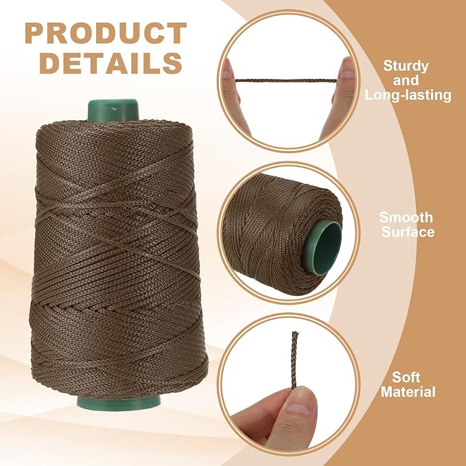 YELARXI Polyester Macrame Cord, 3mm x 219 Yards Polypropylene Macrame Cords - Image 3