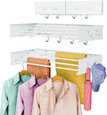 Drying Rack Clothing, Clothes Drying Rack Wall Mounted, Laundry Drying Rack by Unknown