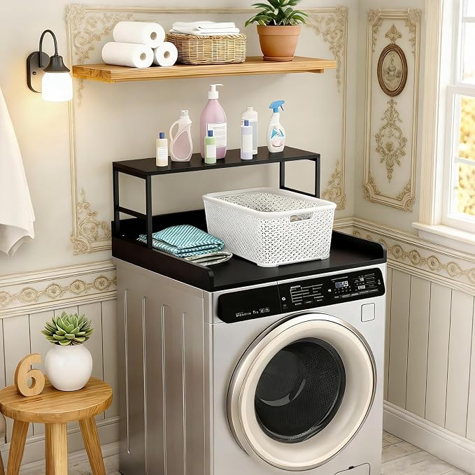 Washer Dryer Countertop with Shelf, 2-Tier Washer and Dryer Countertop with by Unknown