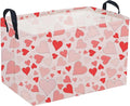 Sanjiaofeng Rectangular Valentine's Day Basket Love Storage Bins, Girls Storage by Sanjiaofen