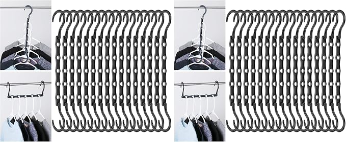 Mr. Pen- Space Saving Hangers for Clothes, Plastic Multi Clothes Hangers Space by MrPen