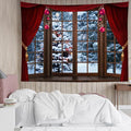 LB Winter Forest Tapestry, Christmas Pine Tree by LB
