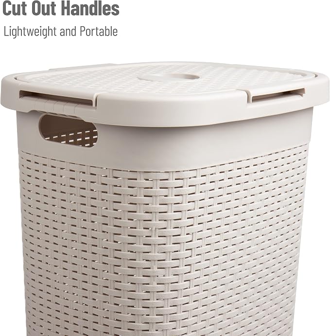 Mind Reader Slim Laundry Hamper - Image 4