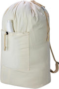 Laundry Bag Backpack, Canvas Laundry Bag by CALACH