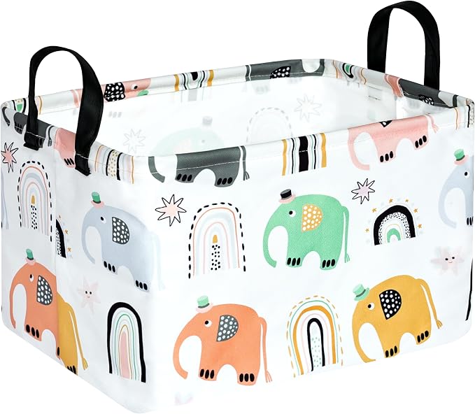 Rectangle Gift Shelf Nursery Storage Basket Laundry Hamper Storage Box and Bins by Unknown