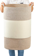 90L Jumbo Woven Laundry Hamper, Tall Baby Nursery Hamper by Homlikelanfocusonhomestorageanddecorationfordecades