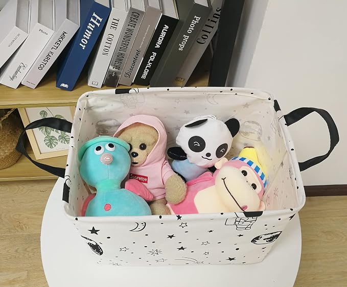Rectangle Gift Shelf Nursery Storage Basket Laundry Hamper Storage Box and Bins - Image 5
