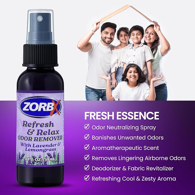 ZORBX Refresh & Relax 2 Oz Odor Remover Spray - Image 4