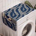 Ambesonne Abstract Washing Machine Organizer, Bubbly Elements Bicolour Design by Ambesonne
