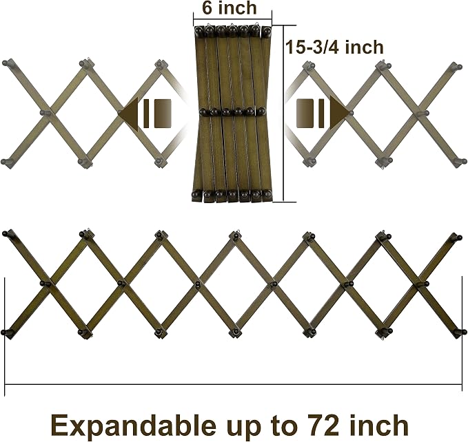 WEBI Accordion Wall Hanger, Accordion Hat Rack - Image 8