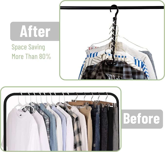 Mr. Pen- Space Saving Hangers for Clothes, Plastic Multi Clothes Hangers Space - Image 6