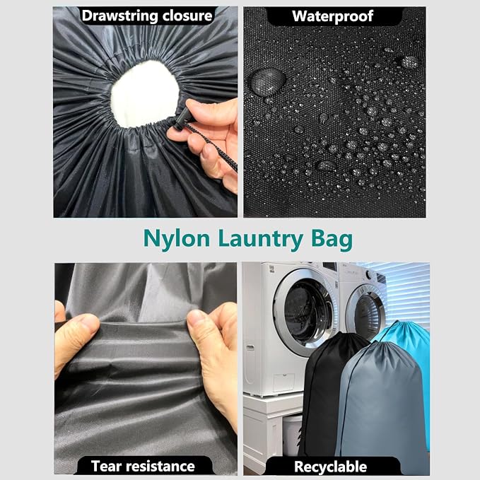 Set of 2 Nylon Laundry Bag - Image 7