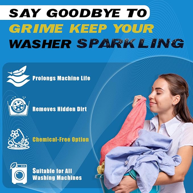 Washing Machine Cleaner Powder, 1Year Supply - Image 2