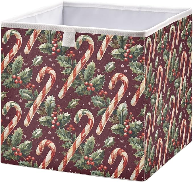 senya Large Storage Bins Tile Christmas Candy Collapsible Foldable Storage by senya