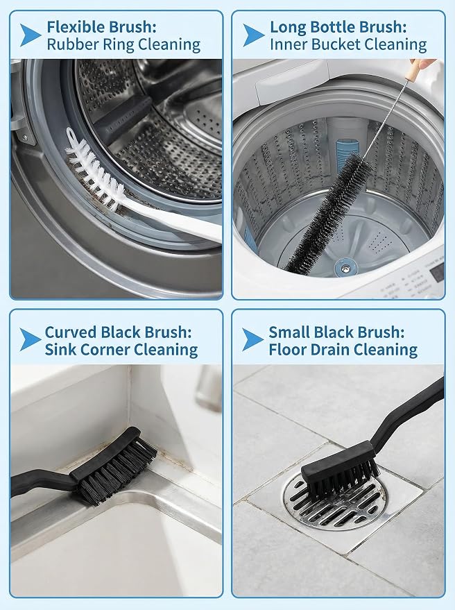 Washing Machine Cleaning Brush Set, Front Load Washer Machine Cleaner - Image 7
