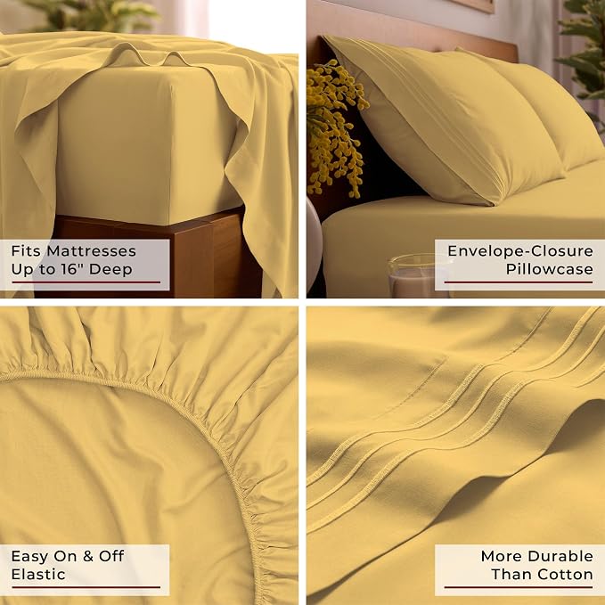 Mellanni California King Sheet Set - Image 5