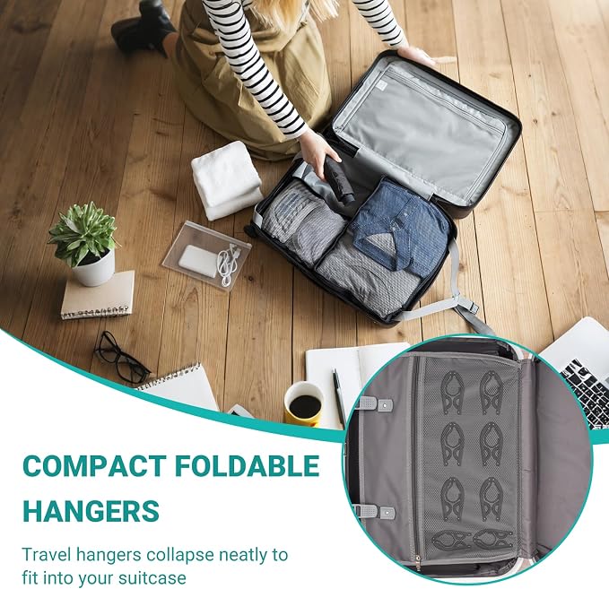 10 pcs Travel Hangers Foldable，Folding - Image 4