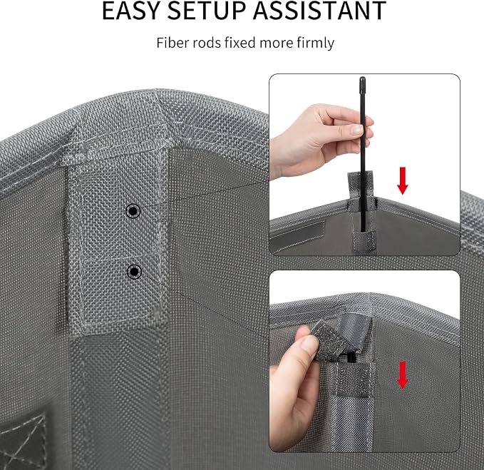 Chrislley 65L Slim Laundry Hamper - Image 5