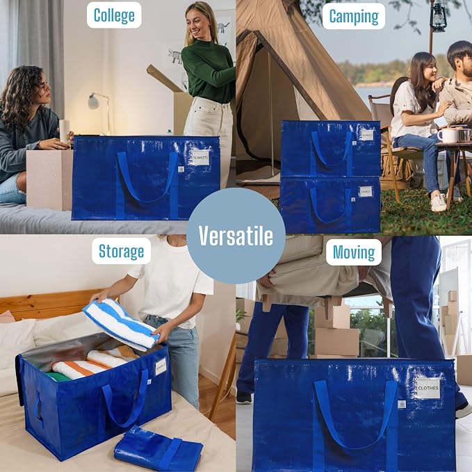 VENO 16 Pack Moving Bags, Upgraded Heavy Duty, Moving Boxes Alternative - Image 6