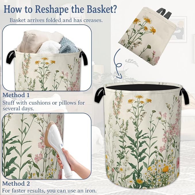 Wildflowers Laundry Hamper - Image 6