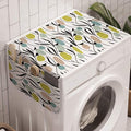 Ambesonne Spring Washing Machine Organizer, Abstract Botanical Pattern by Ambesonne