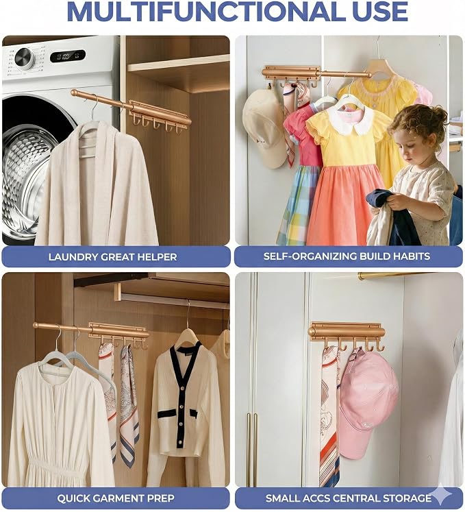Valet Rod for Closet Pull Out - Image 4