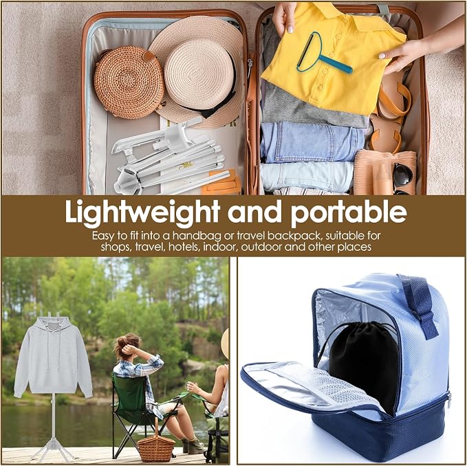 Adjustable Garment Steamer Hanger Strong Load Capacity Easy to Install Clothes - Image 5