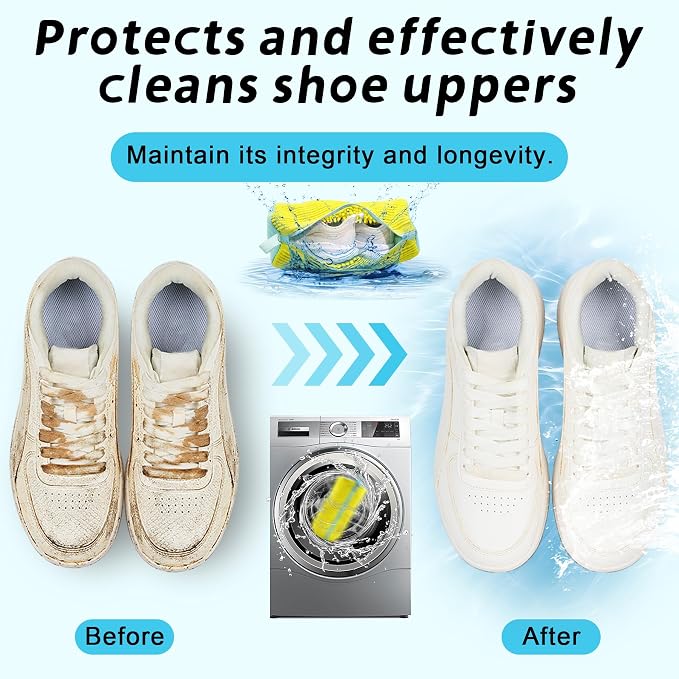 Shoe Washing Machine Bag, 2 Pack – Laundry Shoe Bag - Image 3