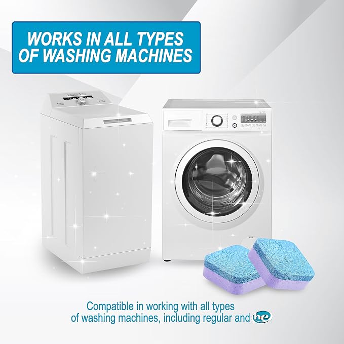 Air Jungles Washing Machine Cleaner Tablets 24 Count, Lavender Scent, Deep - Image 6