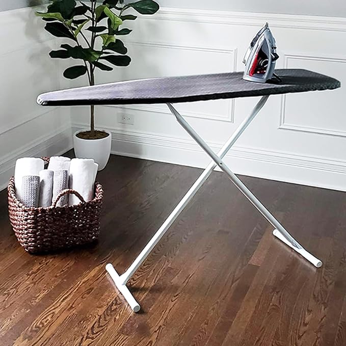 Homz T-Leg Clothes Ironing Board, Portable Compact Foldable Standard Size - Image 8