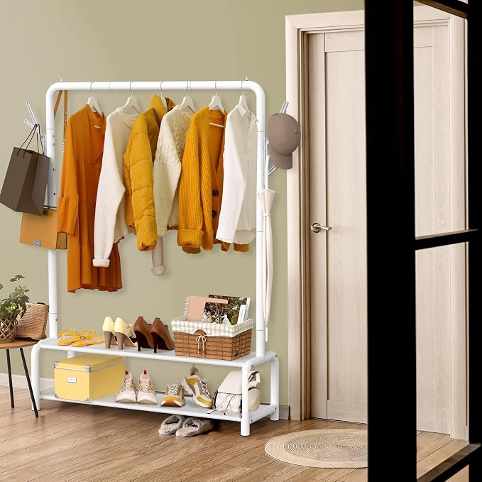Simple Houseware 52-Inch Freestanding Closet Garment Rack - Image 6