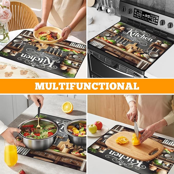 Multi-Design Stove Top Cover for Glass/Electric Stoves - Image 7