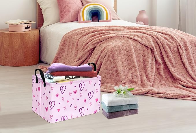 Rectangle Gift Shelf Nursery Storage Basket Laundry Hamper Storage Box and Bins - Image 4