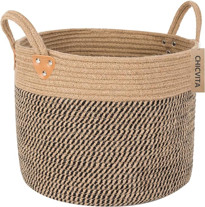 CHICVITA Wicker Laundry Basket by CHICVITA