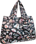 allydrew Large Foldable Tote Nylon Reusable Grocery Bag by allydrew