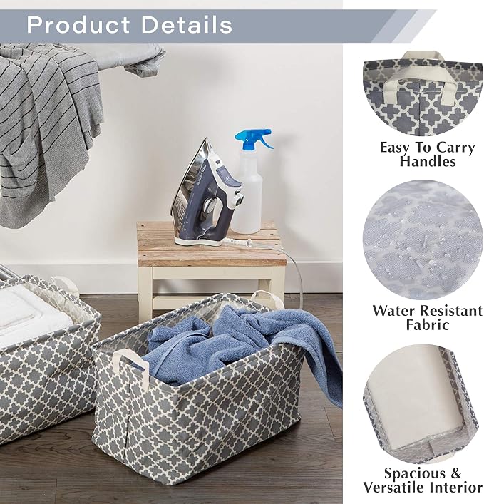 DII Laundry Storage Collection, PE Coated Collapsible Bin - Image 2