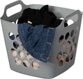 Flexible Plastic Laundry Basket by Basicwise