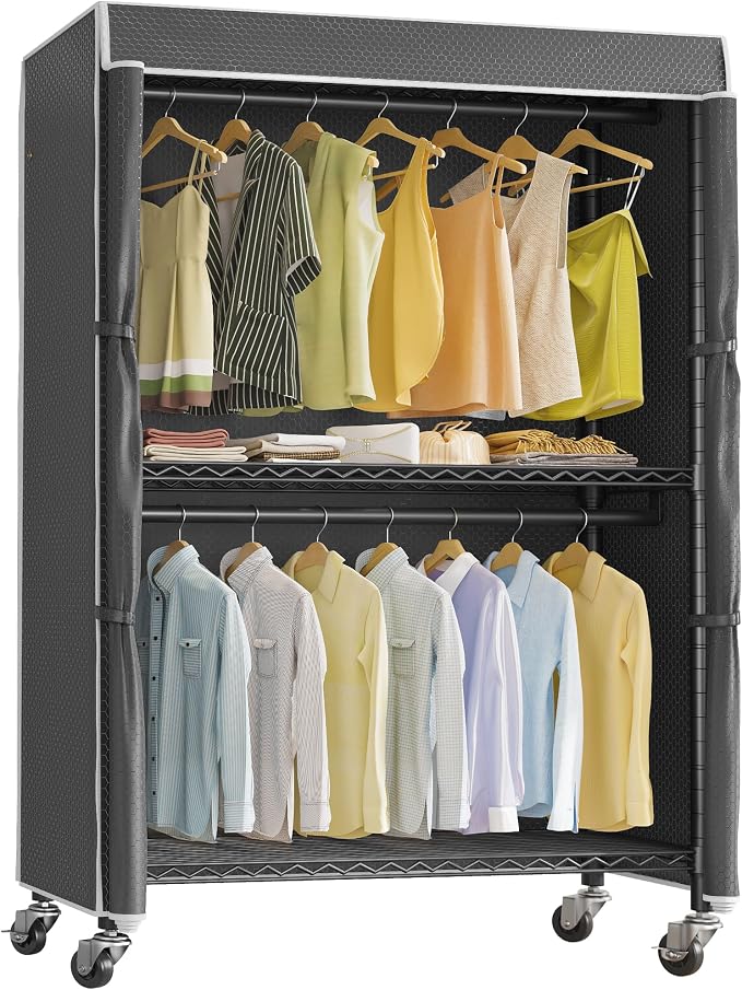 VIPEK R2C Plus Heavy Duty Rolling Garment Racks by VIPEK