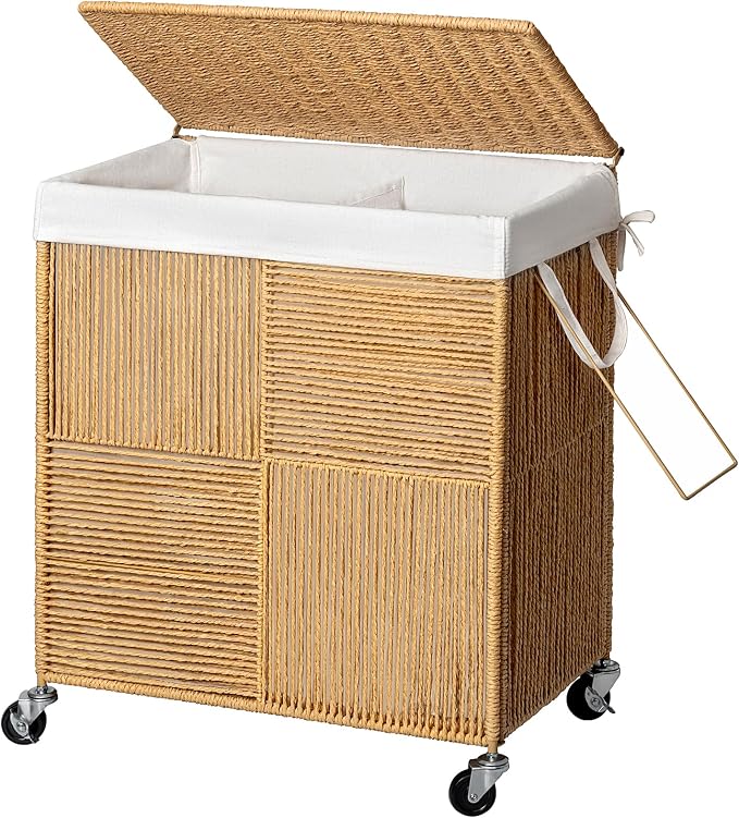 WOWLIVE Double Laundry Hamper by WOWLIVE