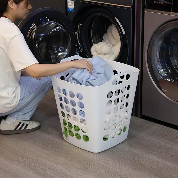 Flexible Plastic Laundry Basket - Image 2