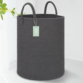 Large Cotton Rope Laundry Hamper 65L, Baby Nursery Hamper by BOSROTY