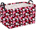 Sanjiaofeng Rectangular Valentine's Day Basket Love Storage Bins, Girls Storage by Sanjiaofen