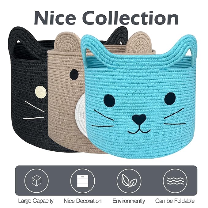 VK VK·LIVING Large Cat Toy Basket - Image 8